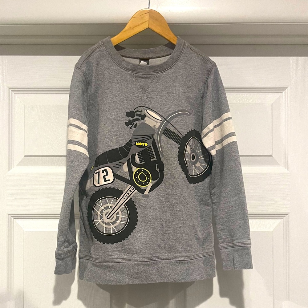 Tea Collection Motorcycle Sweatshirt in Size 10